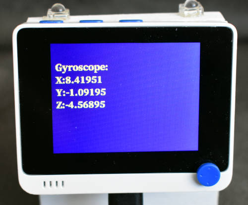 Wio Terminal Gyroscope